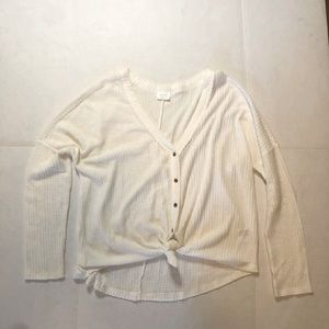 Abound Button Woman’s Top Size L
